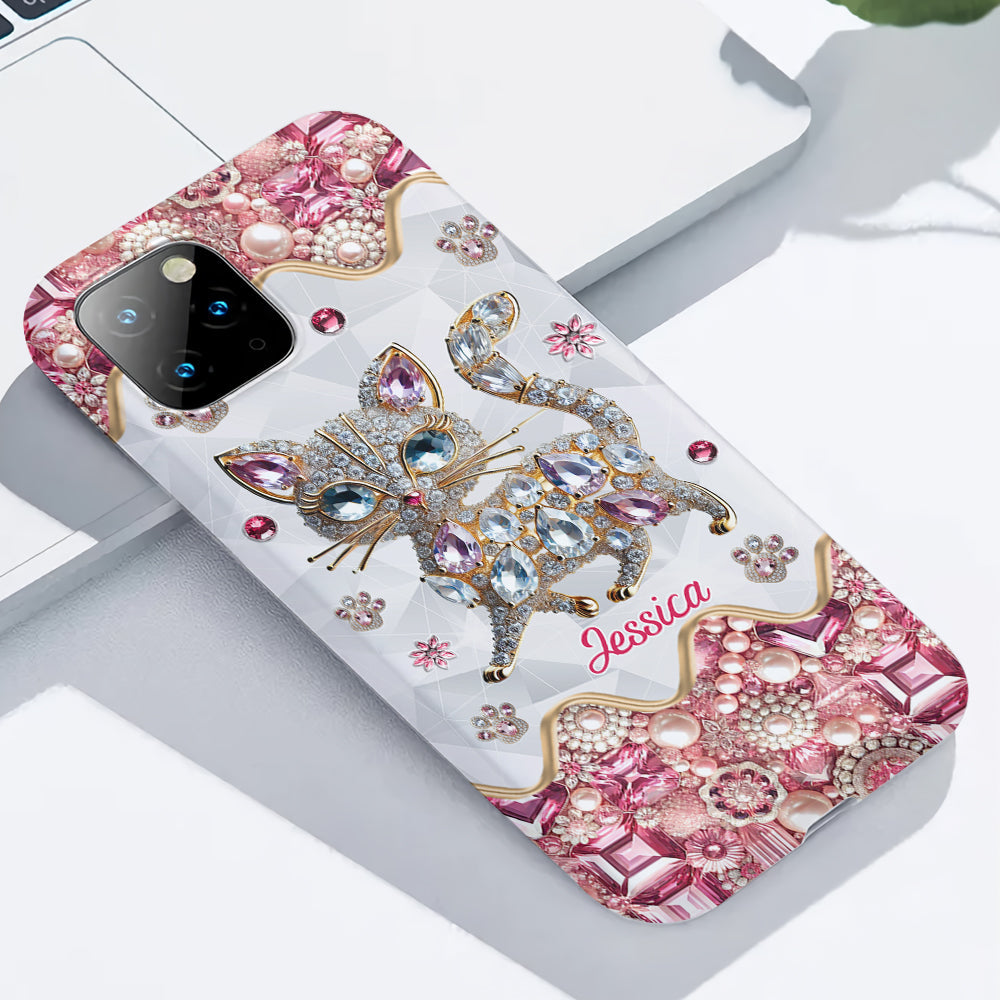 Just A Girl Who Loves Cats - Personalized Cat Full Print Phone Case