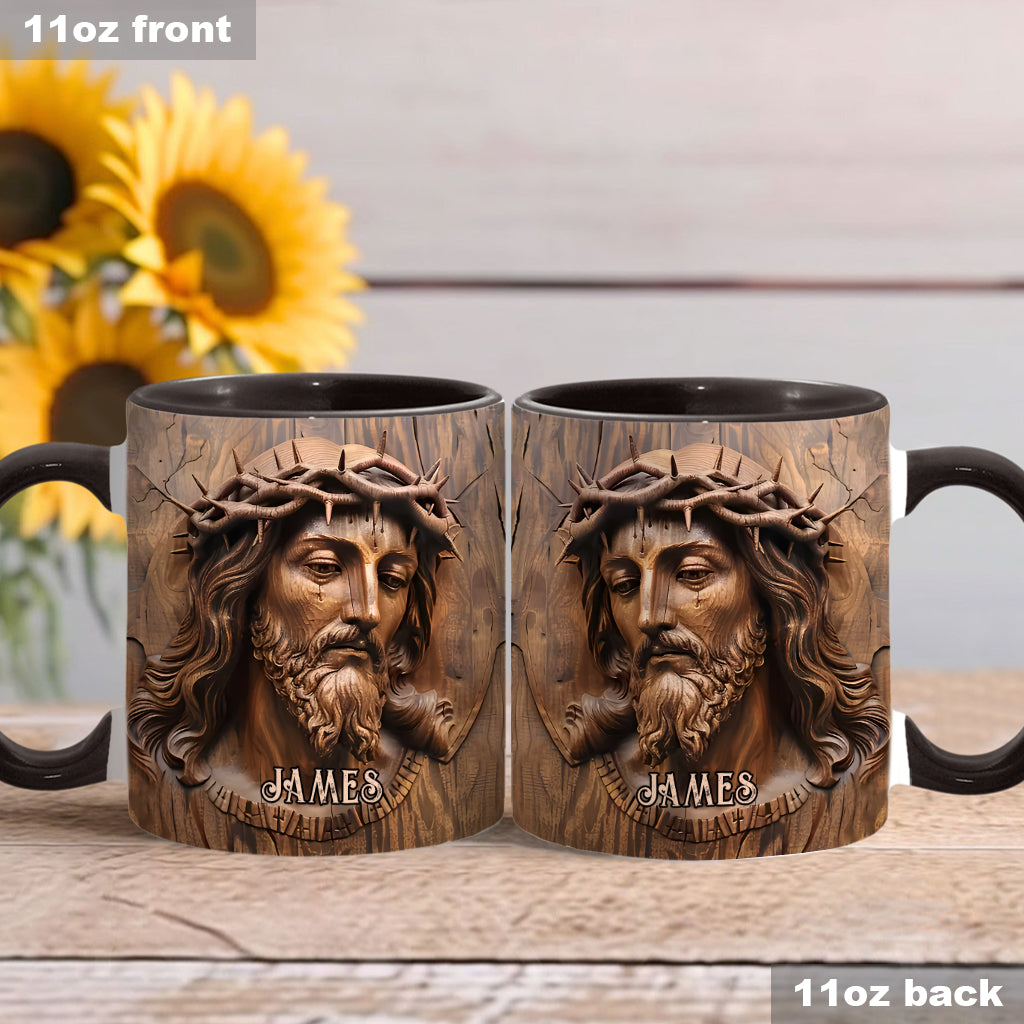 Begins With Christ - Personalized Christian Accent Mug