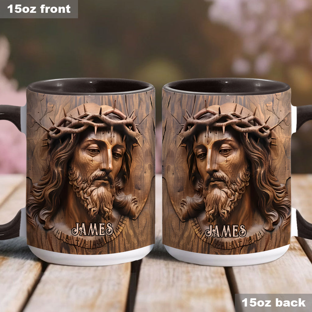 Begins With Christ - Personalized Christian Accent Mug