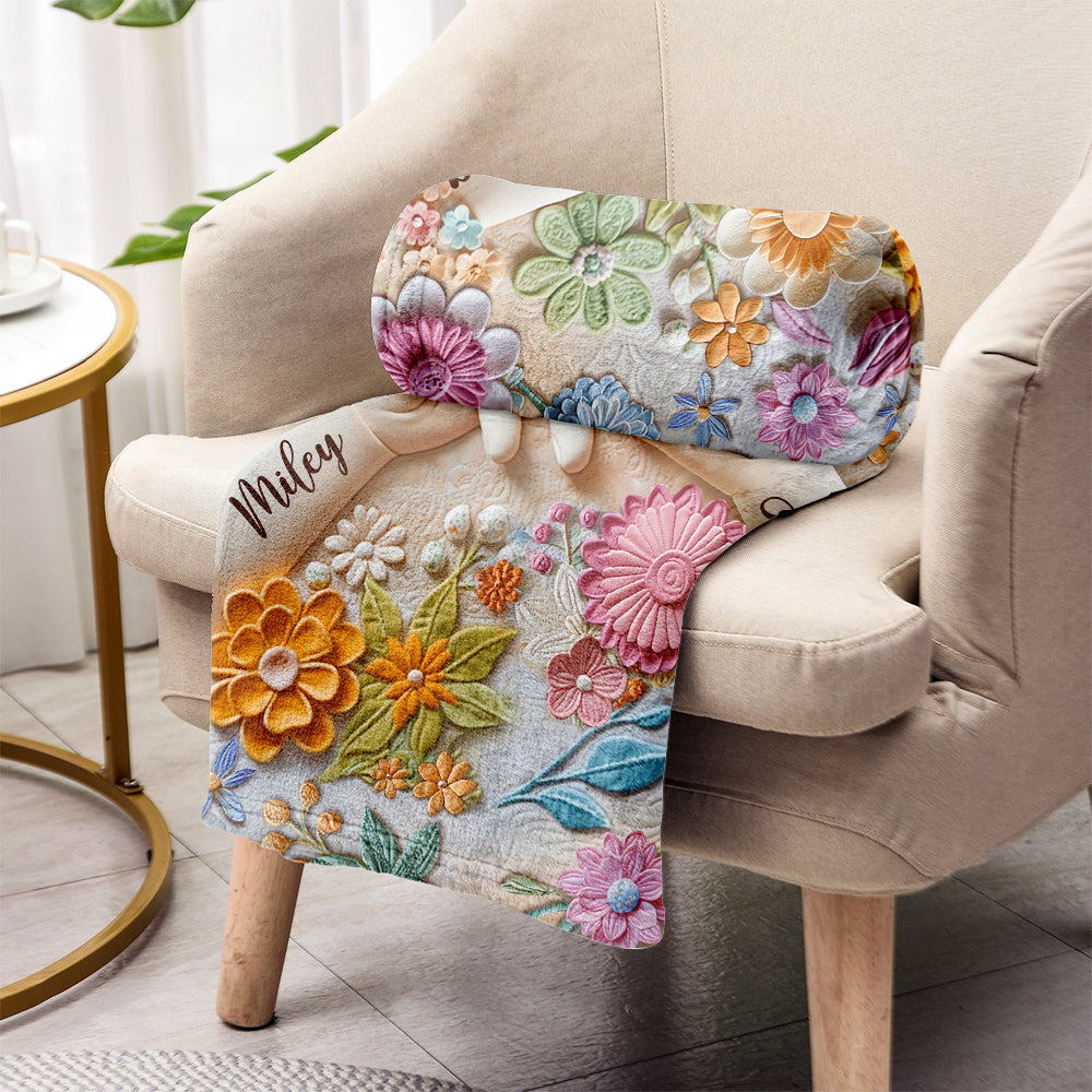 Hand in Hand – Personalisierte Mutterdecke