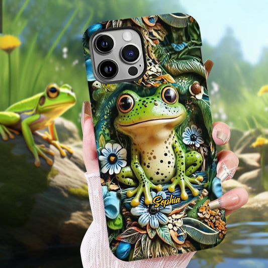 Love Frogs - Personalized Frog Full Print Phone Case