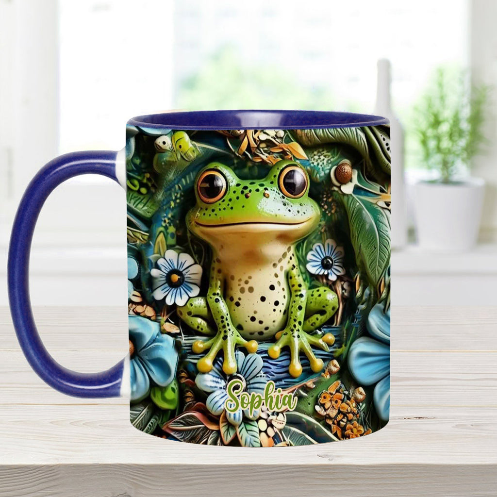 Personalisierte Tasse mit Froschmotiv – perfekt für alle Froschliebhaber