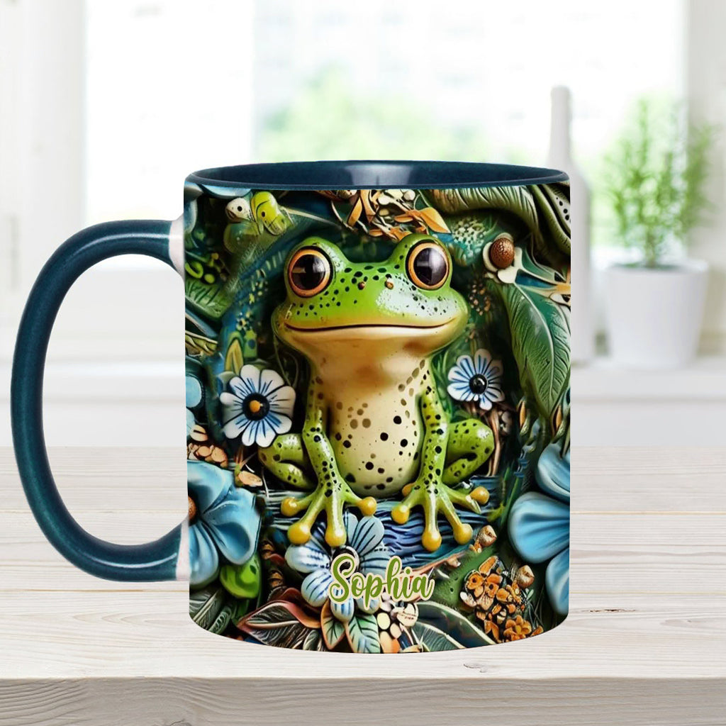Personalisierte Tasse mit Froschmotiv – perfekt für alle Froschliebhaber