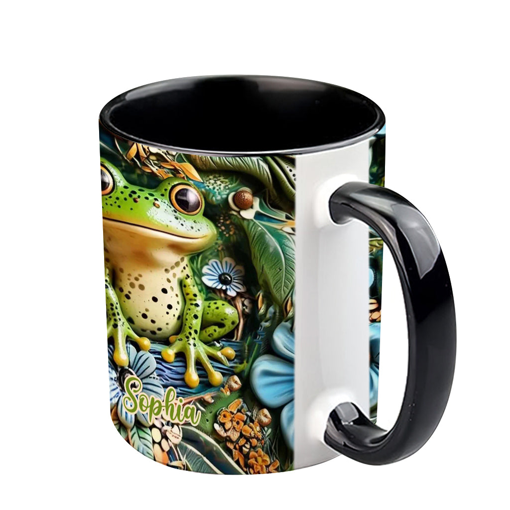Personalisierte Tasse mit Froschmotiv – perfekt für alle Froschliebhaber