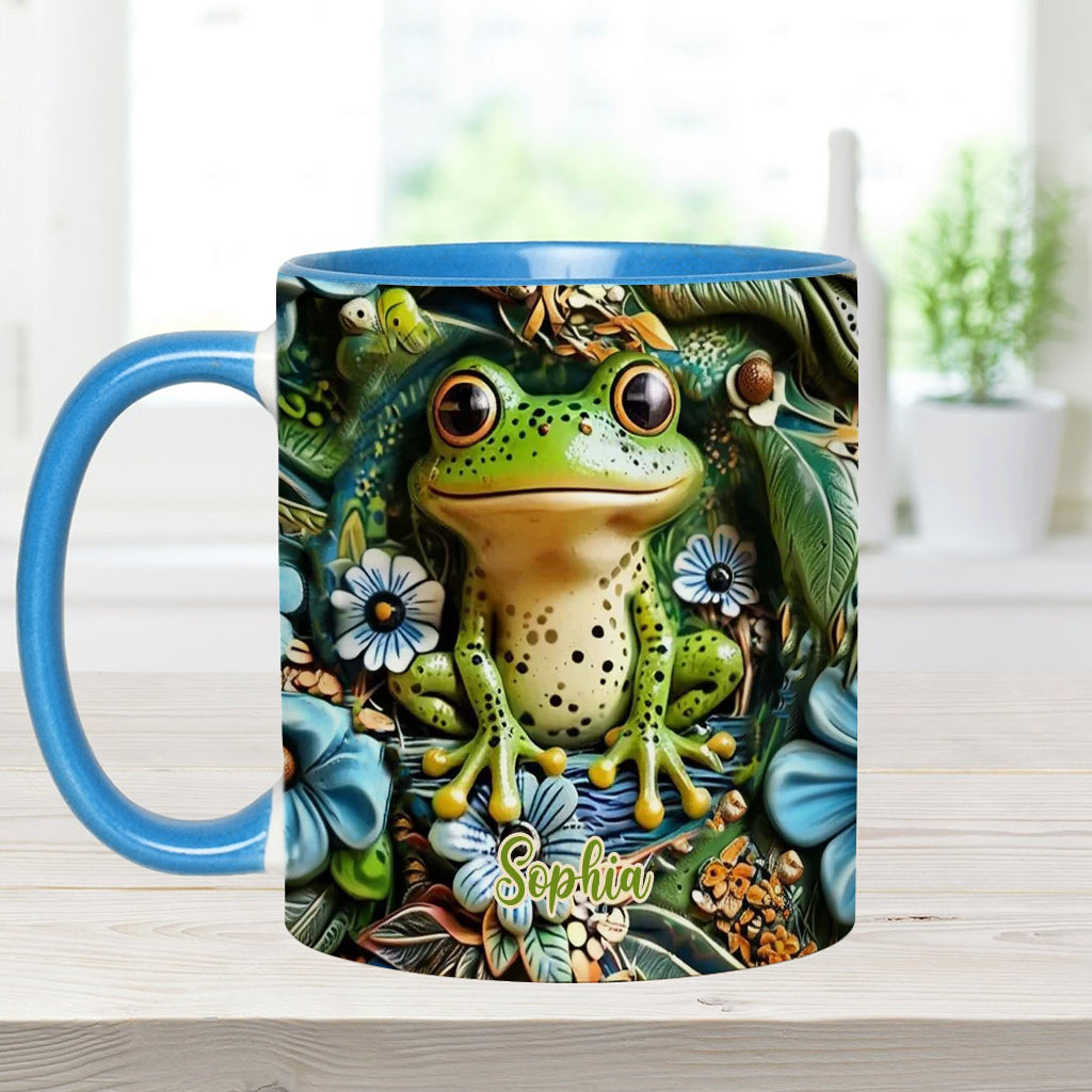 Personalisierte Tasse mit Froschmotiv – perfekt für alle Froschliebhaber