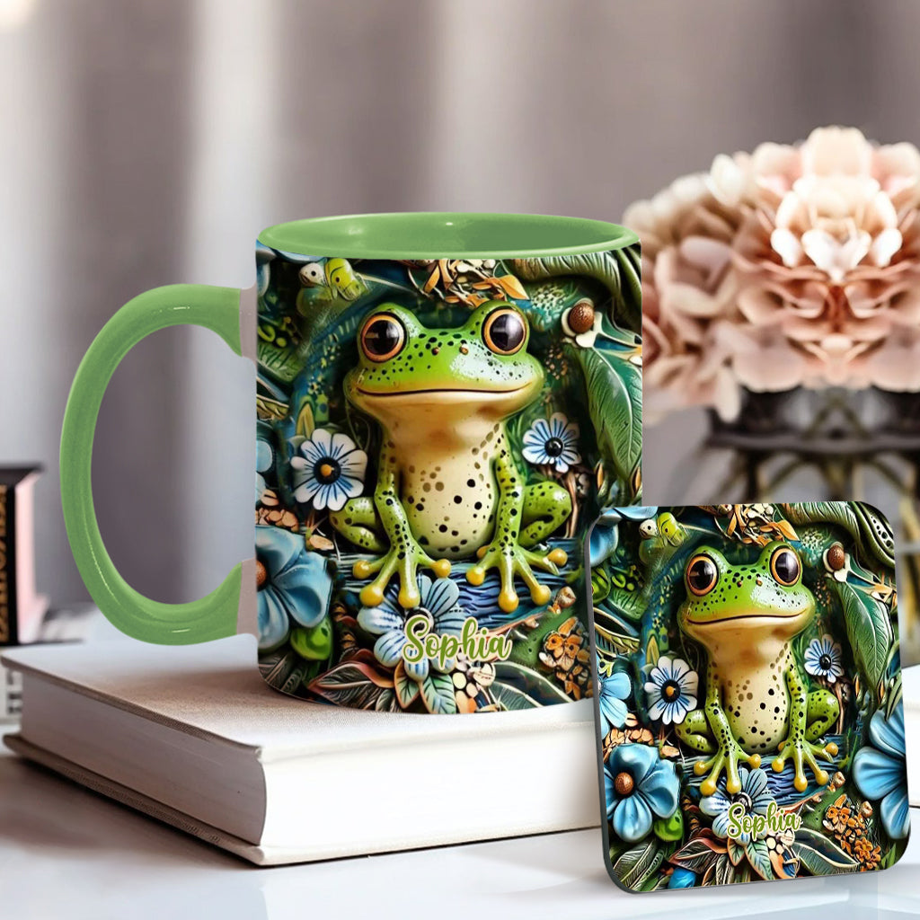 Personalisierte Tasse mit Froschmotiv – perfekt für alle Froschliebhaber