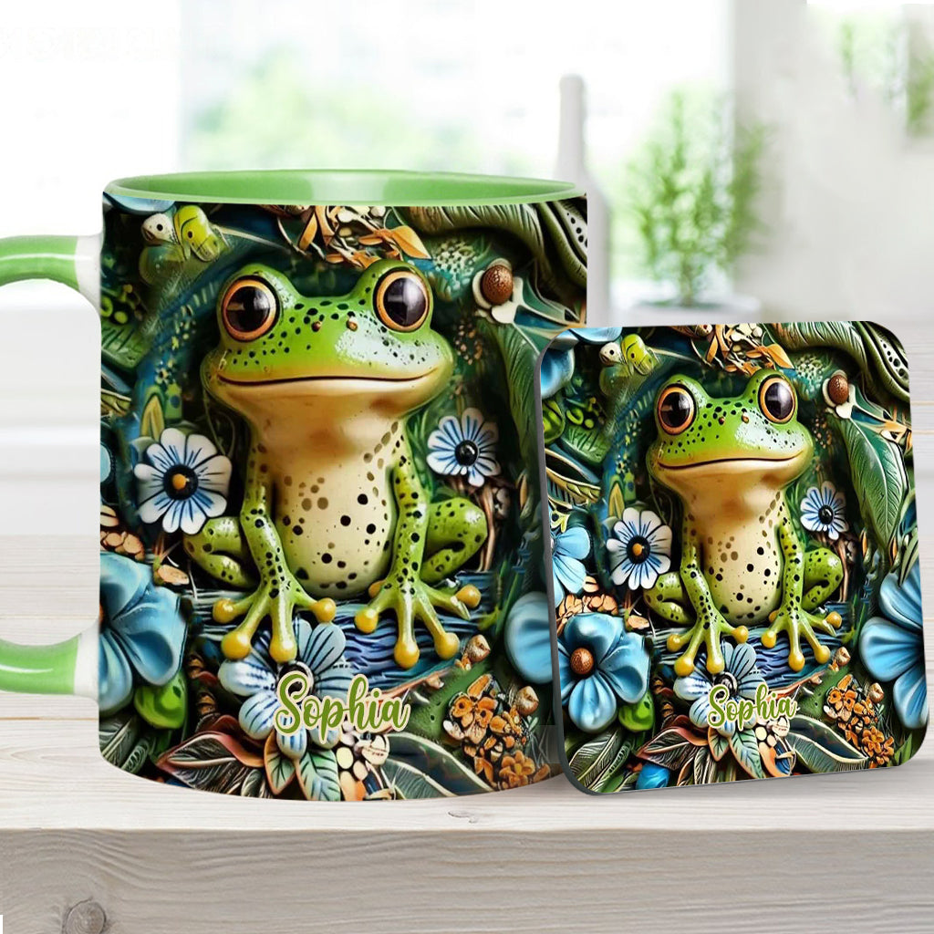 Personalisierte Tasse mit Froschmotiv – perfekt für alle Froschliebhaber