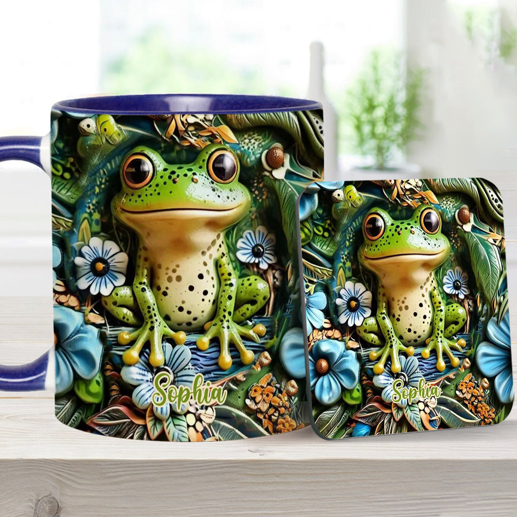 Personalisierte Tasse mit Froschmotiv – perfekt für alle Froschliebhaber