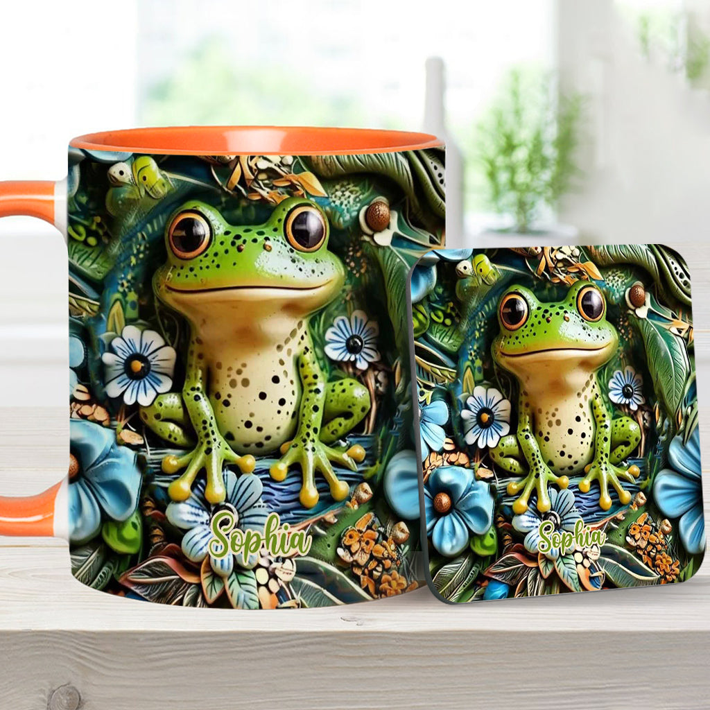 Personalisierte Tasse mit Froschmotiv – perfekt für alle Froschliebhaber