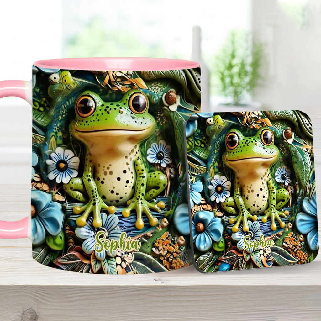 Personalisierte Tasse mit Froschmotiv – perfekt für alle Froschliebhaber
