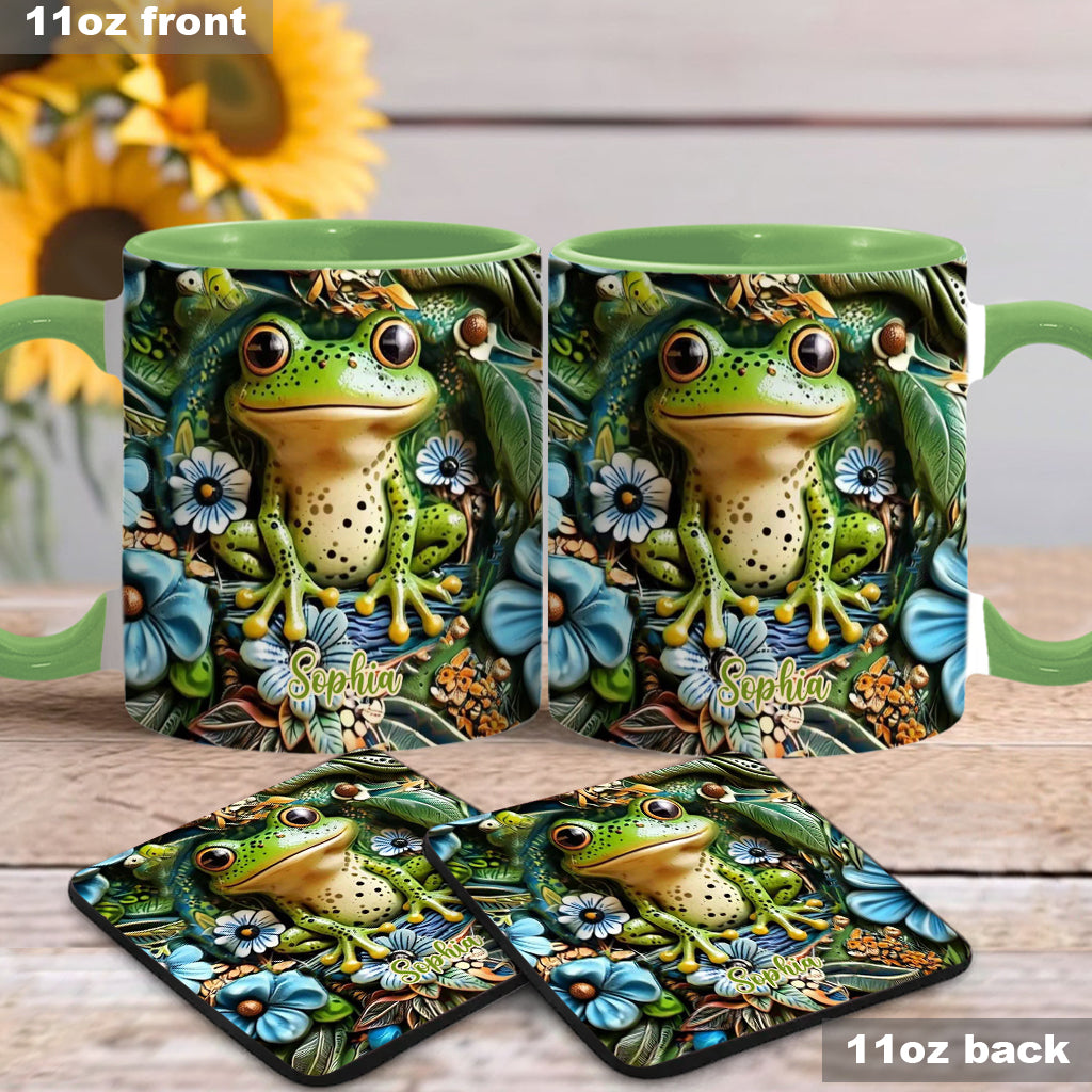 Personalisierte Tasse mit Froschmotiv – perfekt für alle Froschliebhaber