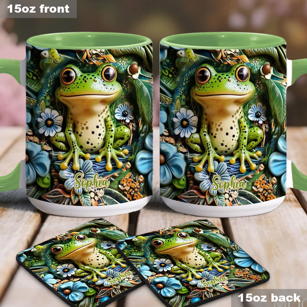 Personalisierte Tasse mit Froschmotiv – perfekt für alle Froschliebhaber