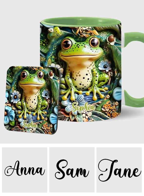 Personalisierte Tasse mit Froschmotiv – perfekt für alle Froschliebhaber