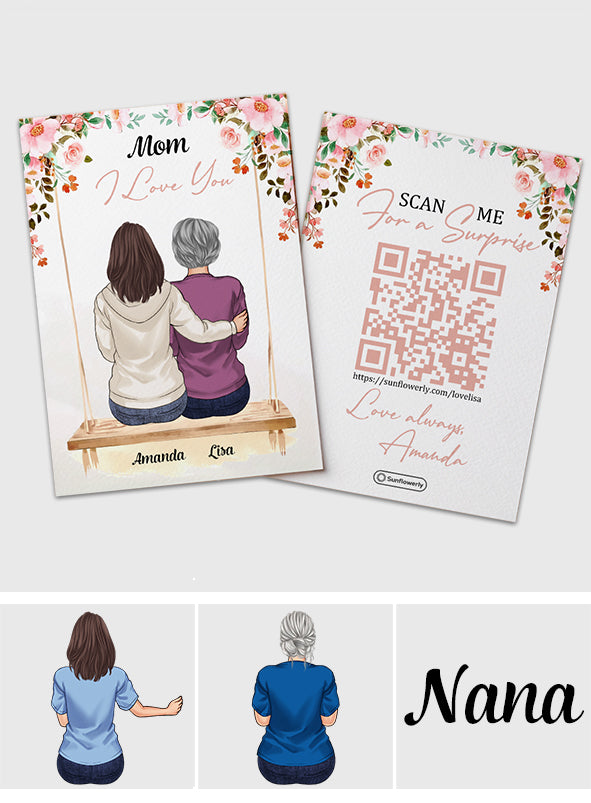 Ich liebe dich – Personalisierte QR-Grußkarte