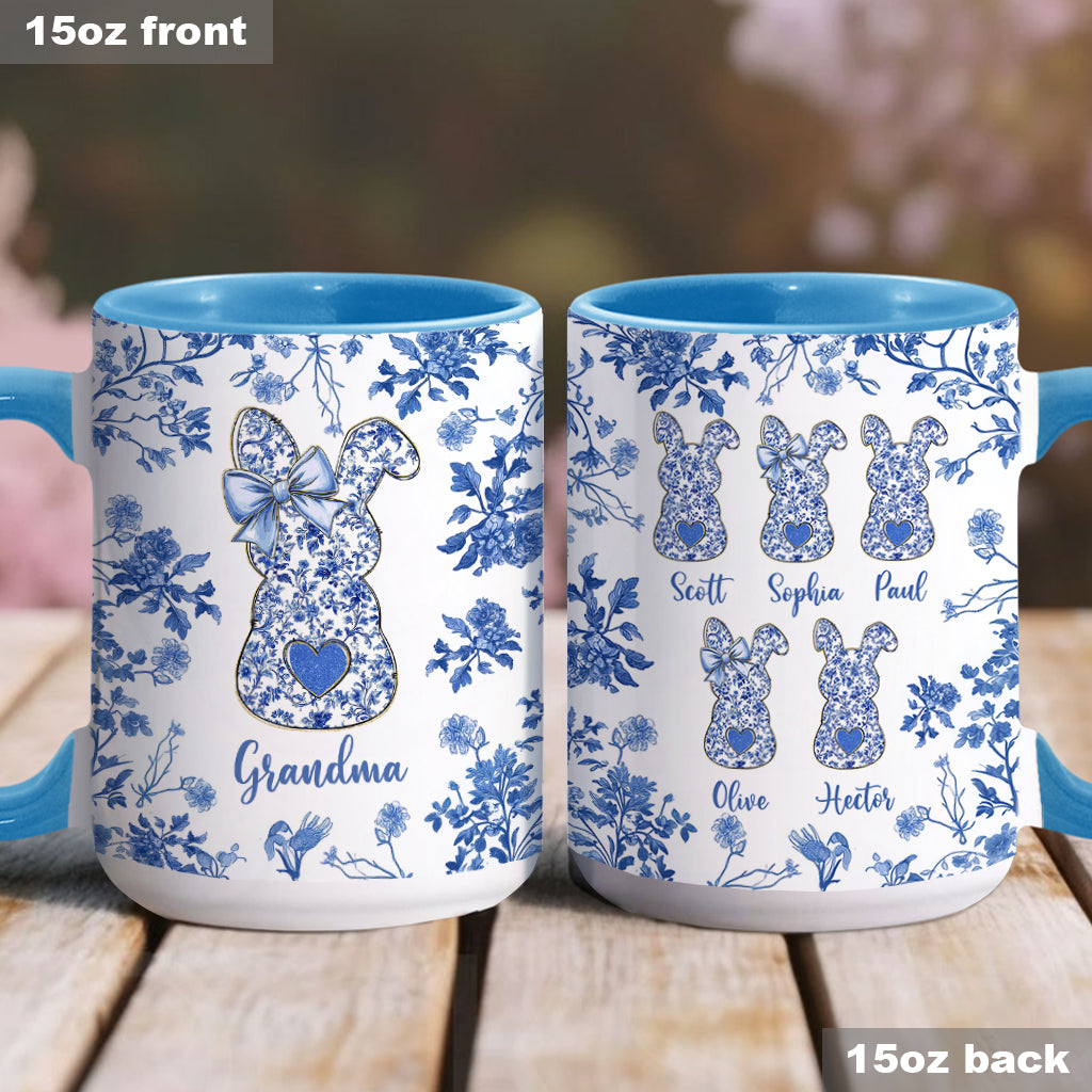 Grandma's Peeps - Personalized Grandma Accent Mug