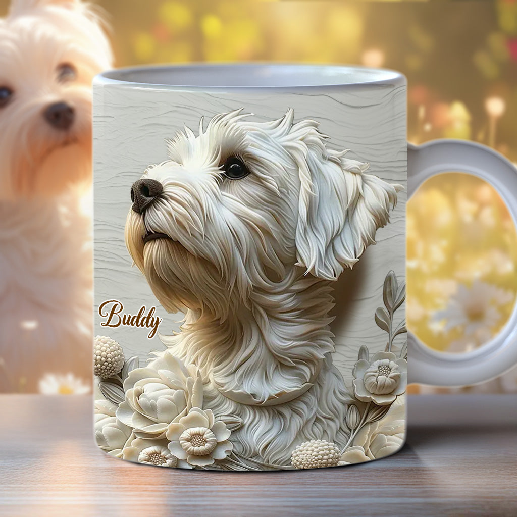 Niedlicher Yorkshire Terrier – personalisierte Tasse mit Yorkshire-Terrier-Motiv
