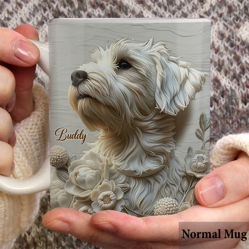 Niedlicher Yorkshire Terrier – personalisierte Tasse mit Yorkshire-Terrier-Motiv