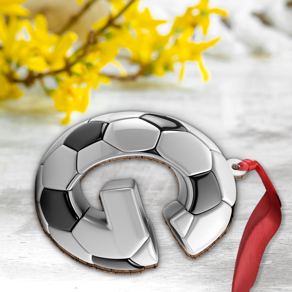 Soccer Letter - Personalized Soccer Ornament