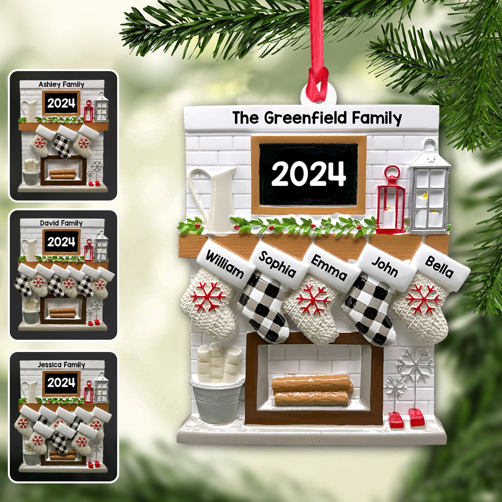 Merry Christmas - Personalized Family Ornament