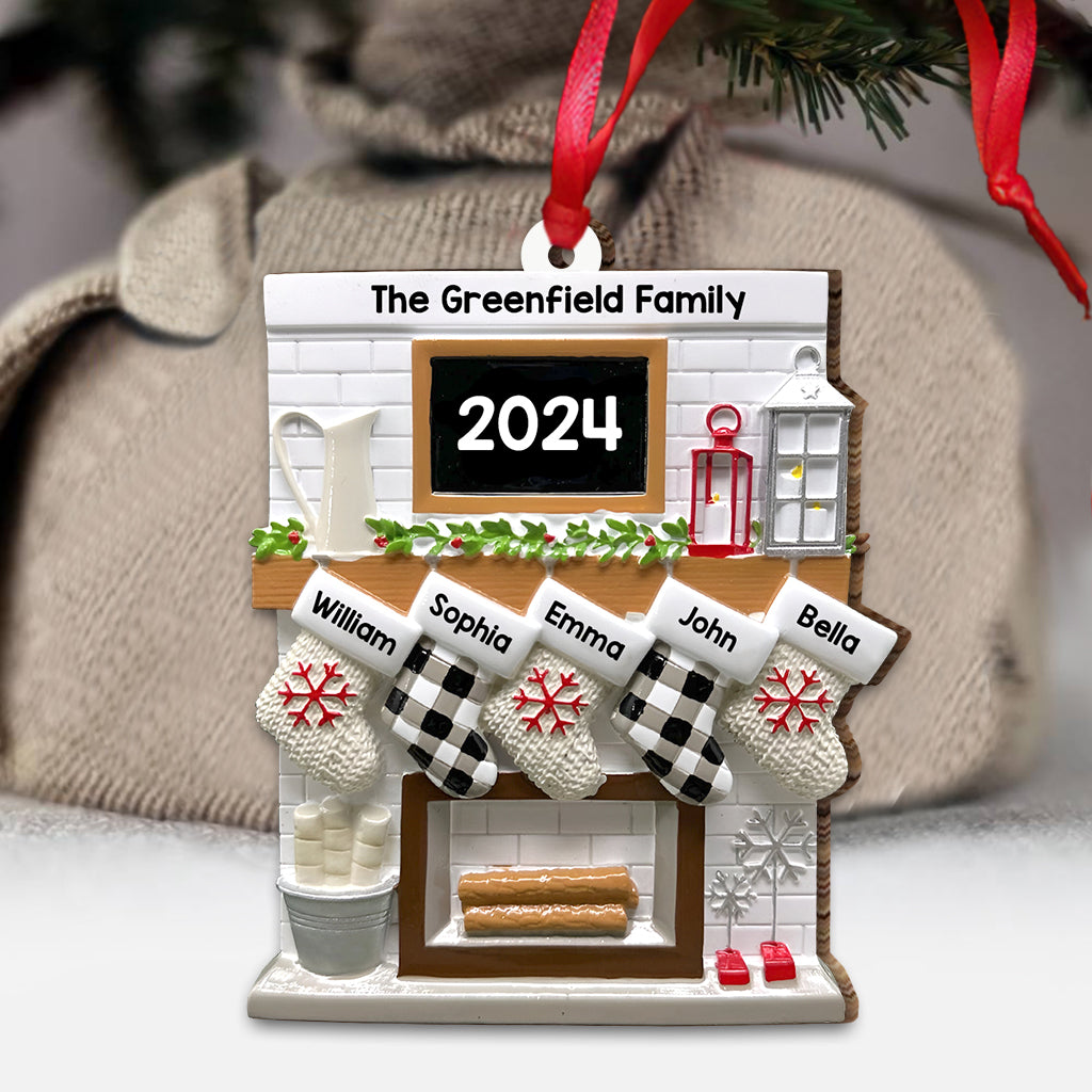 Merry Christmas - Personalized Family Ornament