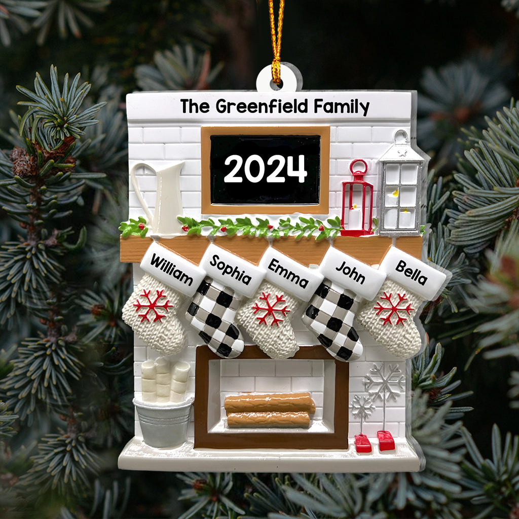 Merry Christmas - Personalized Family Ornament