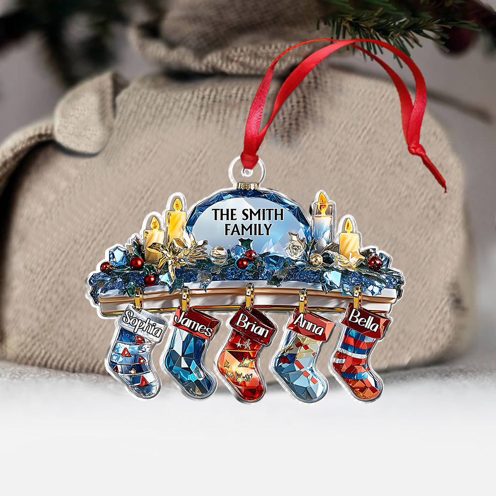 Crystal Family - Personalized Family Ornament