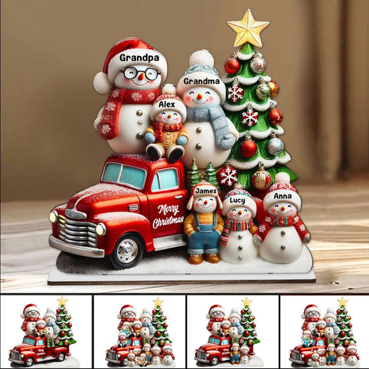 Nana & Papa's Cuties - Personalized Grandma 1 Layered Big Freestanding