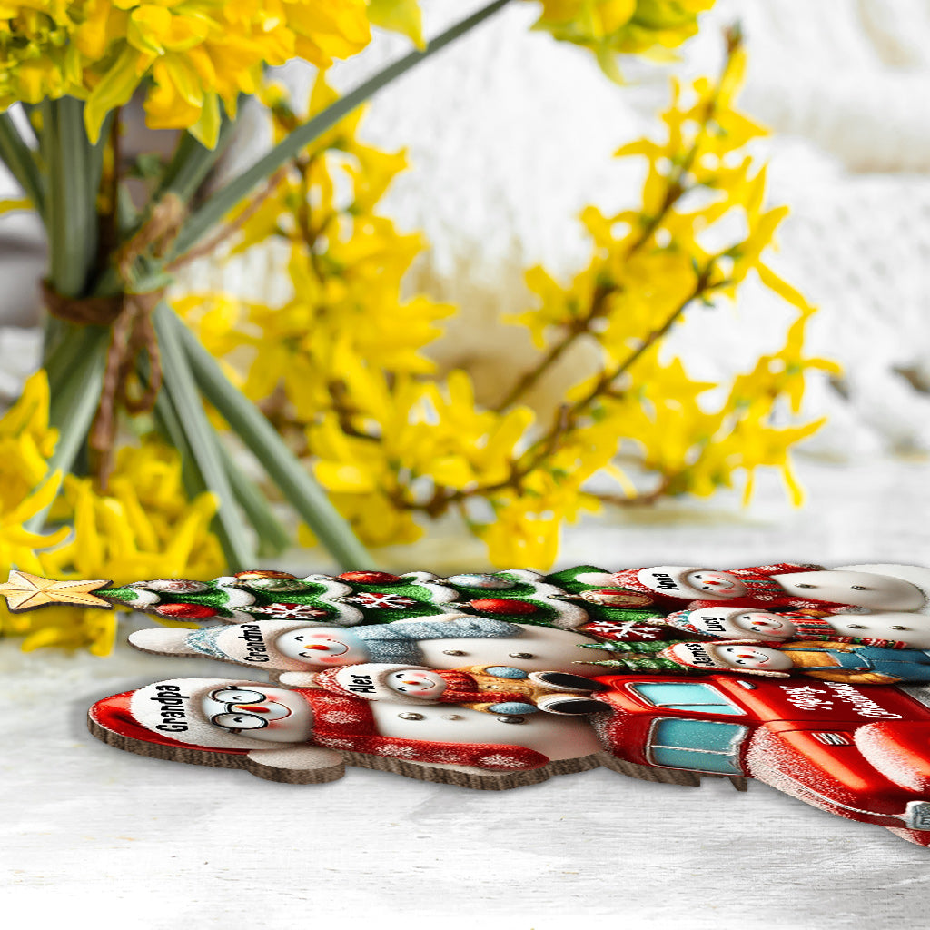 Nana & Papa's Cuties - Personalisierte Oma 1-lagige große freistehende Figur