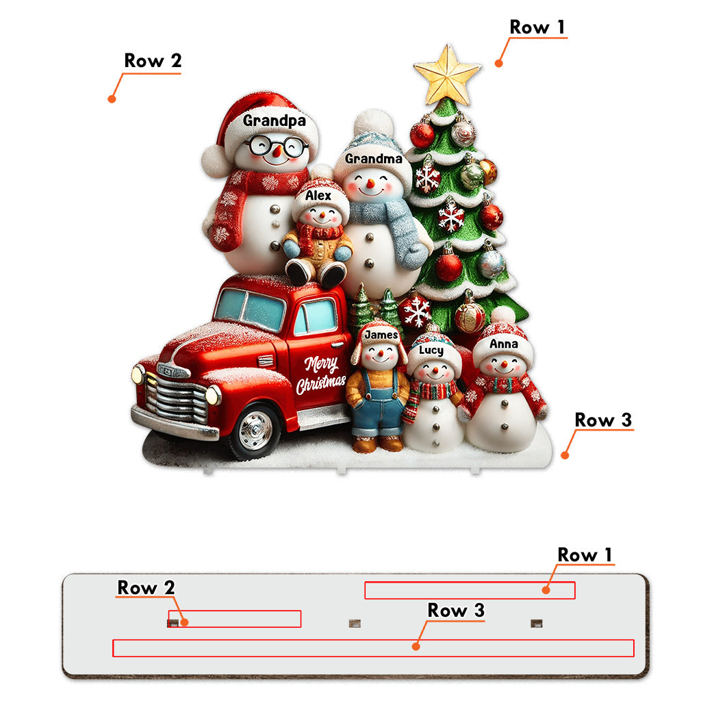 Nana & Papa's Cuties - Personalisierte Oma 1-lagige große freistehende Figur