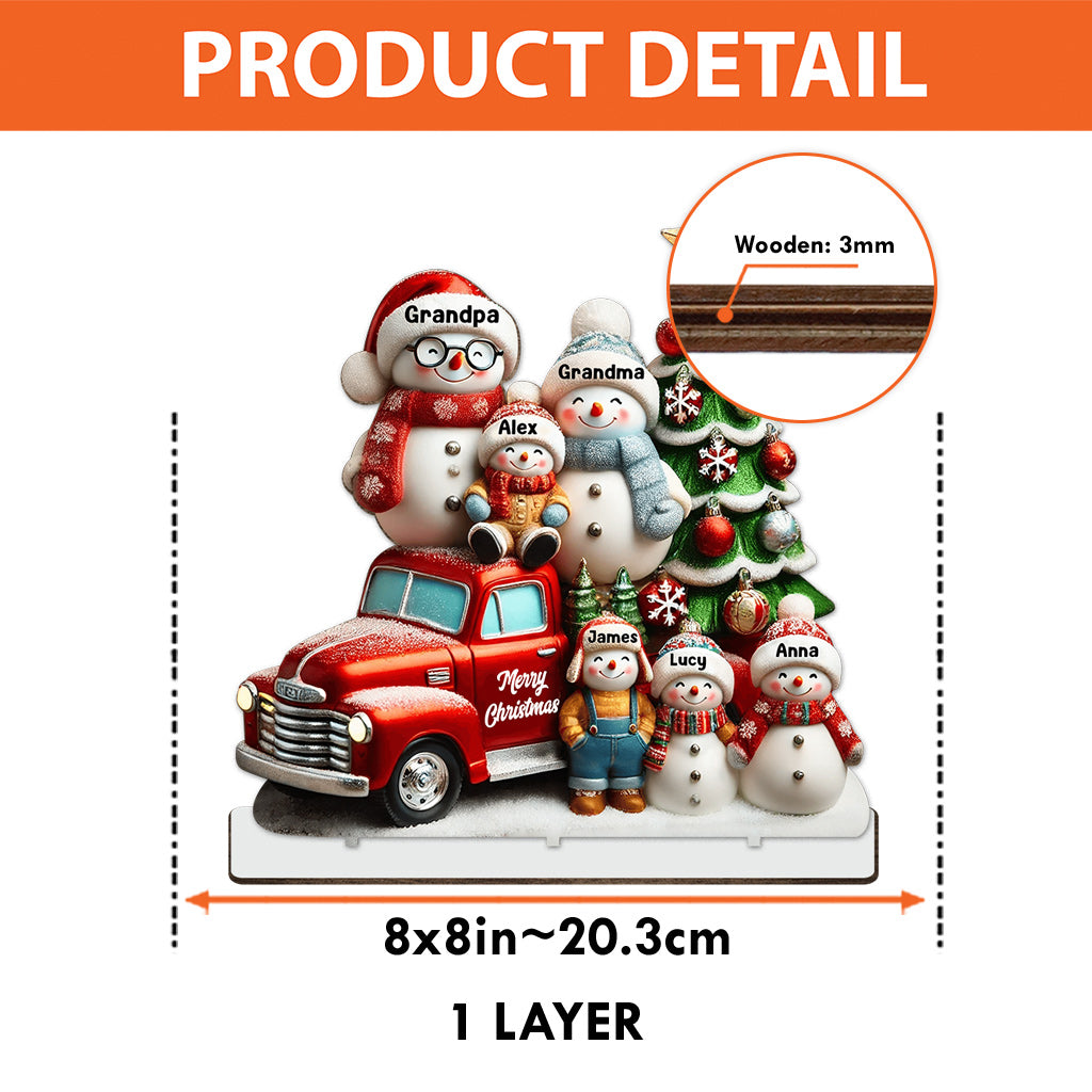 Nana & Papa's Cuties - Personalisierte Oma 1-lagige große freistehende Figur