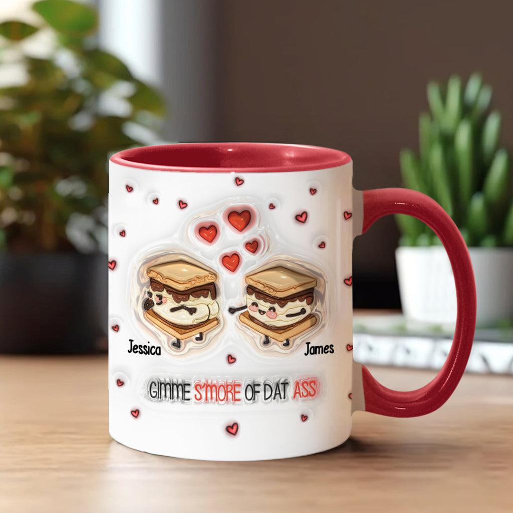 Gib mir mehr davon - Personalisierte Tasse für Paare