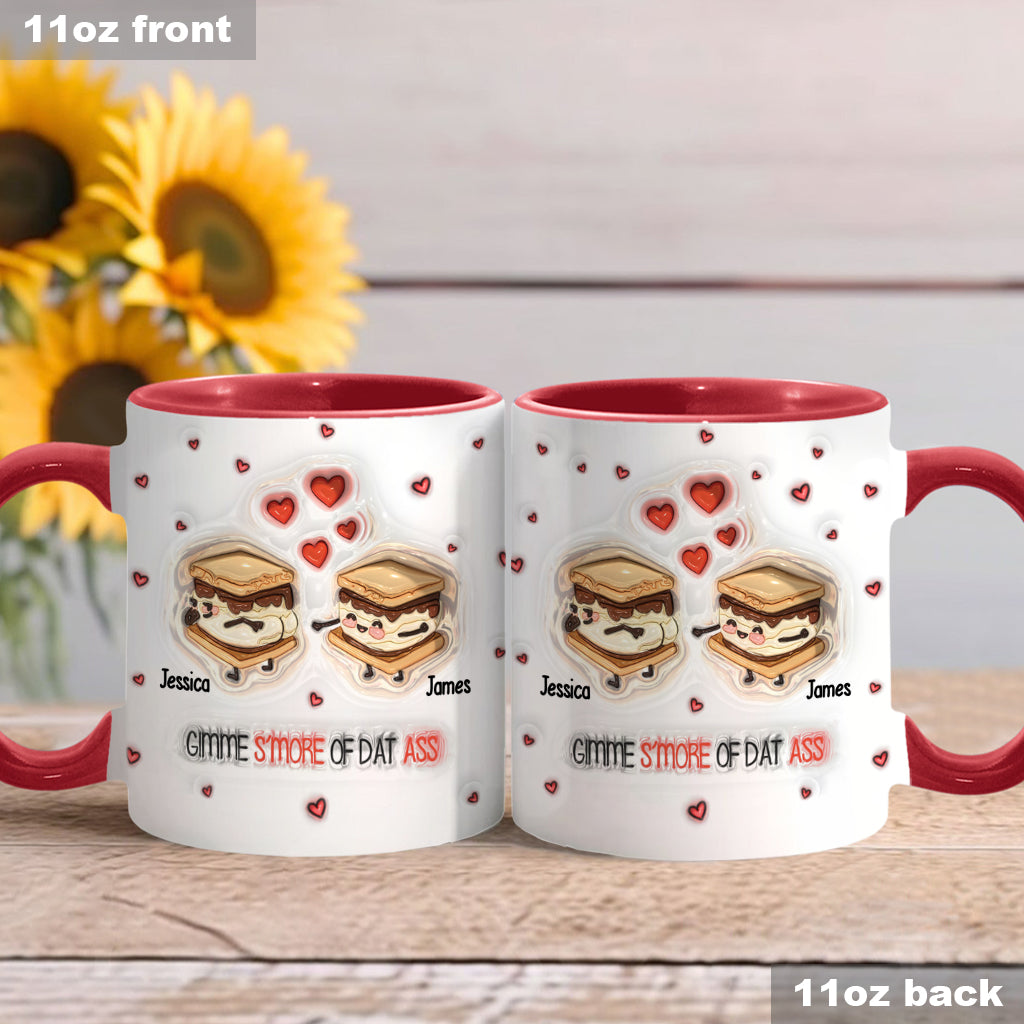 Gib mir mehr davon - Personalisierte Tasse für Paare