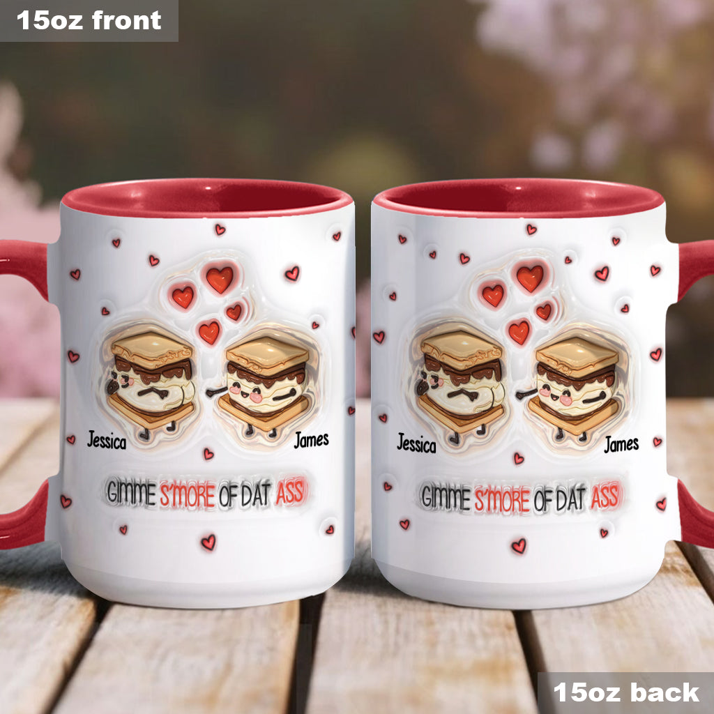 Gib mir mehr davon - Personalisierte Tasse für Paare