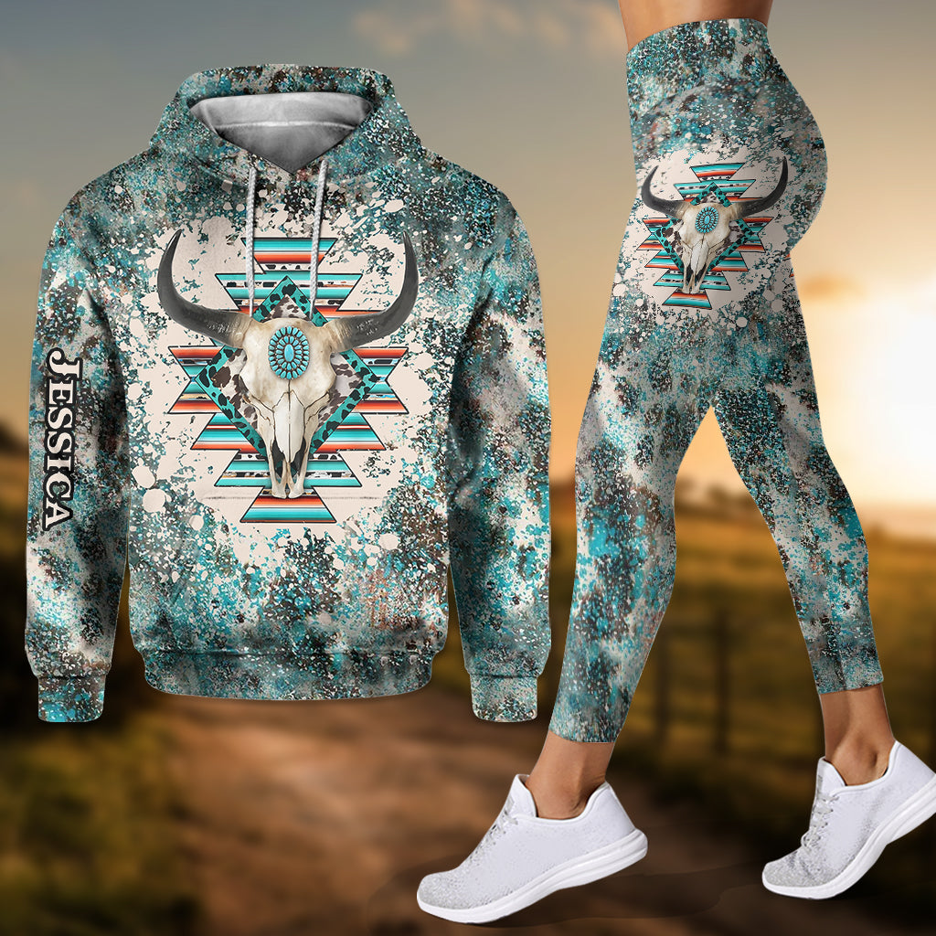 Western Girl – Personalisierter Western-Outfit-Hoodie und Leggings