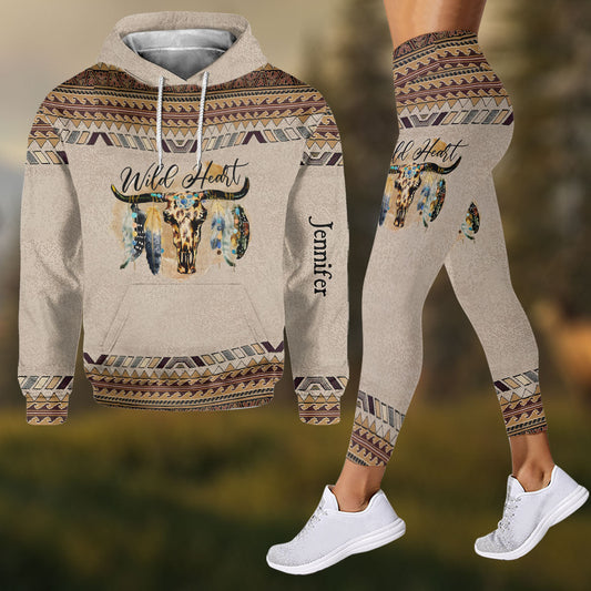 Western Girl – Personalisierter Western-Outfit-Hoodie und Leggings