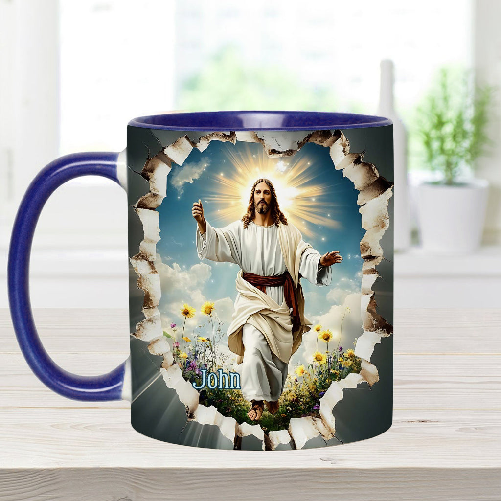 Er ist auferstanden – Personalisierte Tasse mit christlichem Akzent