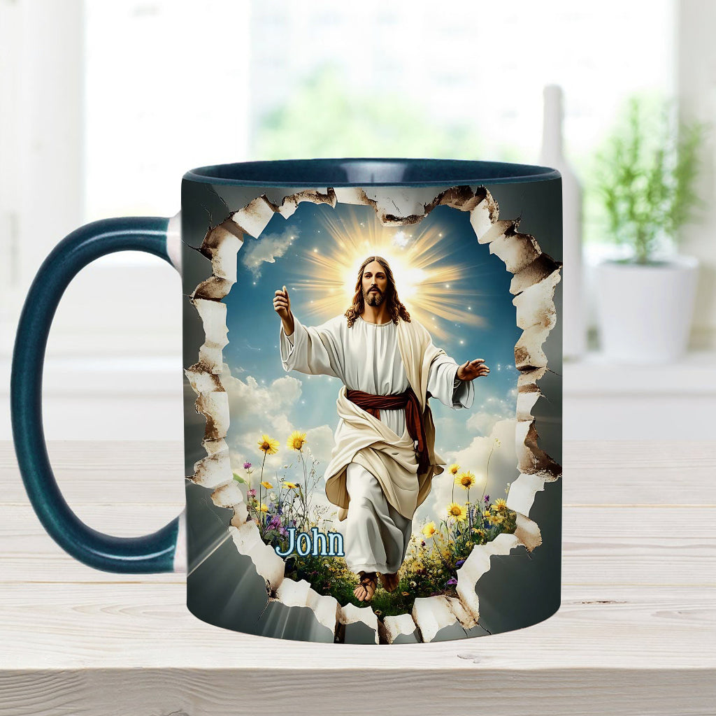 Er ist auferstanden – Personalisierte Tasse mit christlichem Akzent