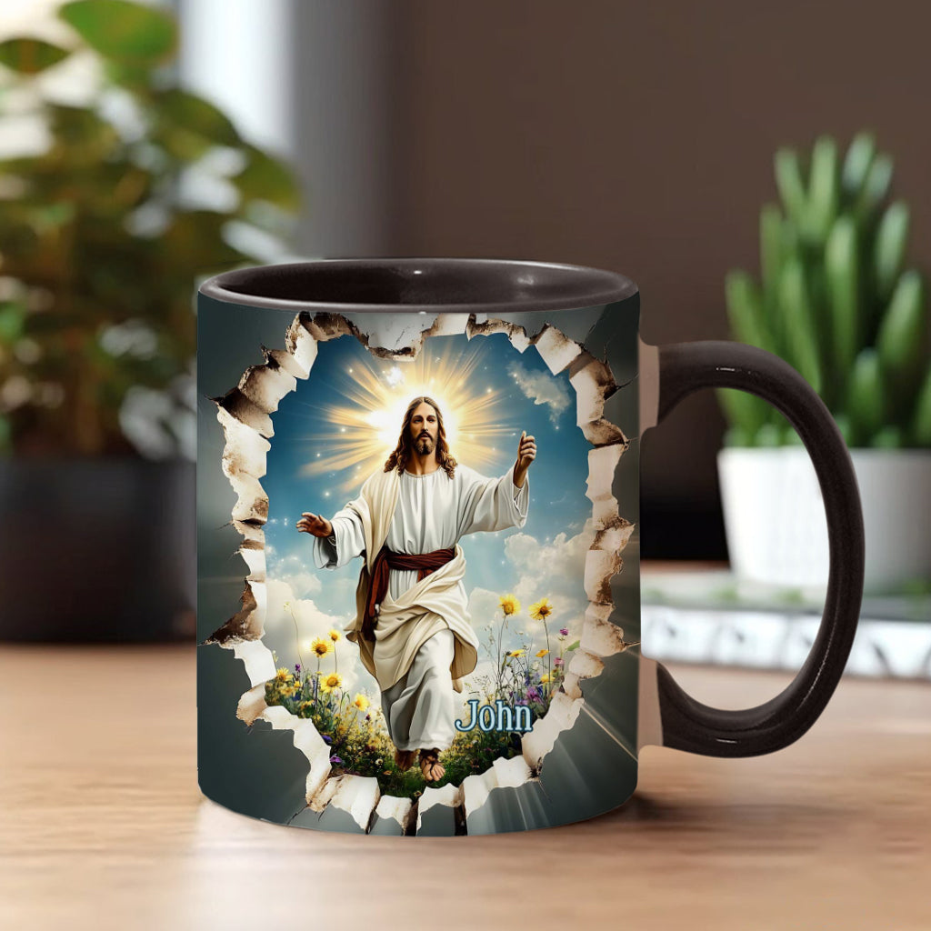 Er ist auferstanden – Personalisierte Tasse mit christlichem Akzent