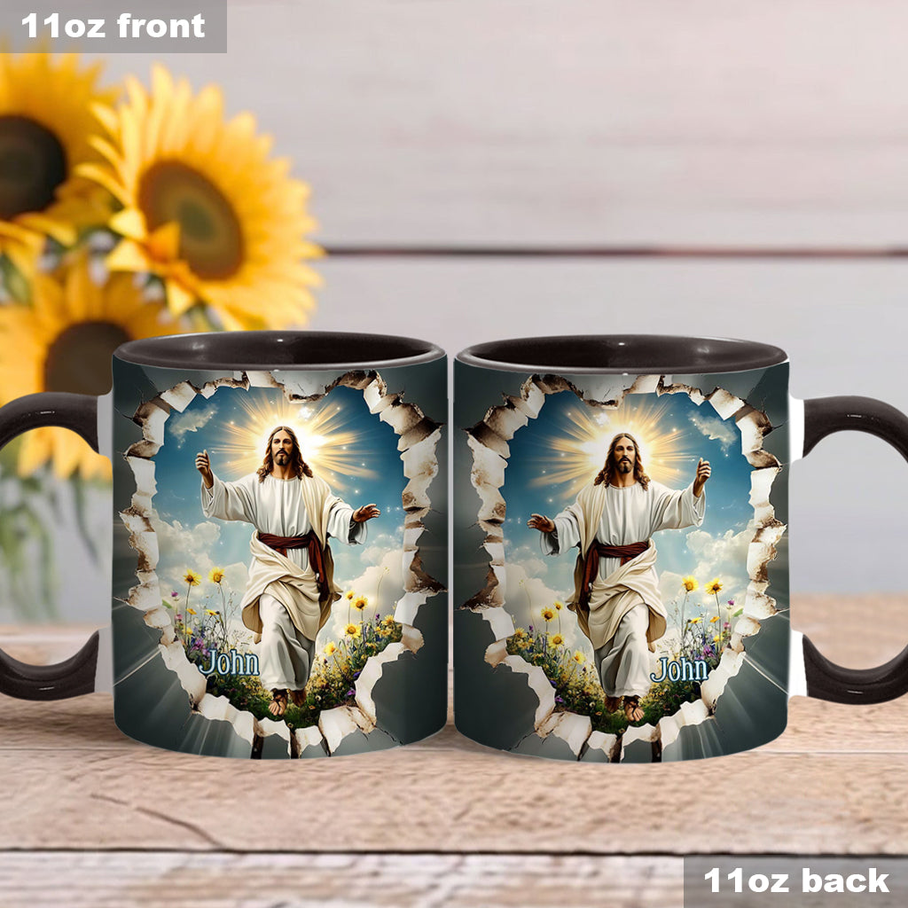 Er ist auferstanden – Personalisierte Tasse mit christlichem Akzent
