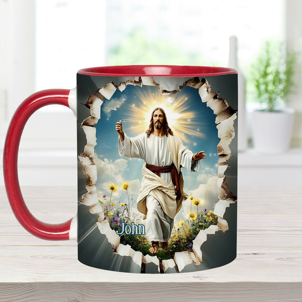 Er ist auferstanden – Personalisierte Tasse mit christlichem Akzent