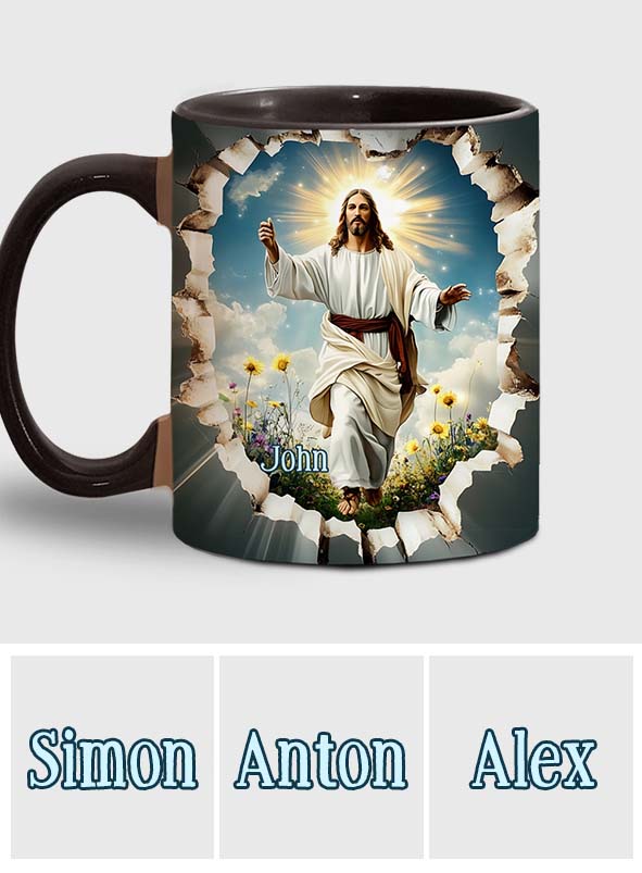 Er ist auferstanden – Personalisierte Tasse mit christlichem Akzent