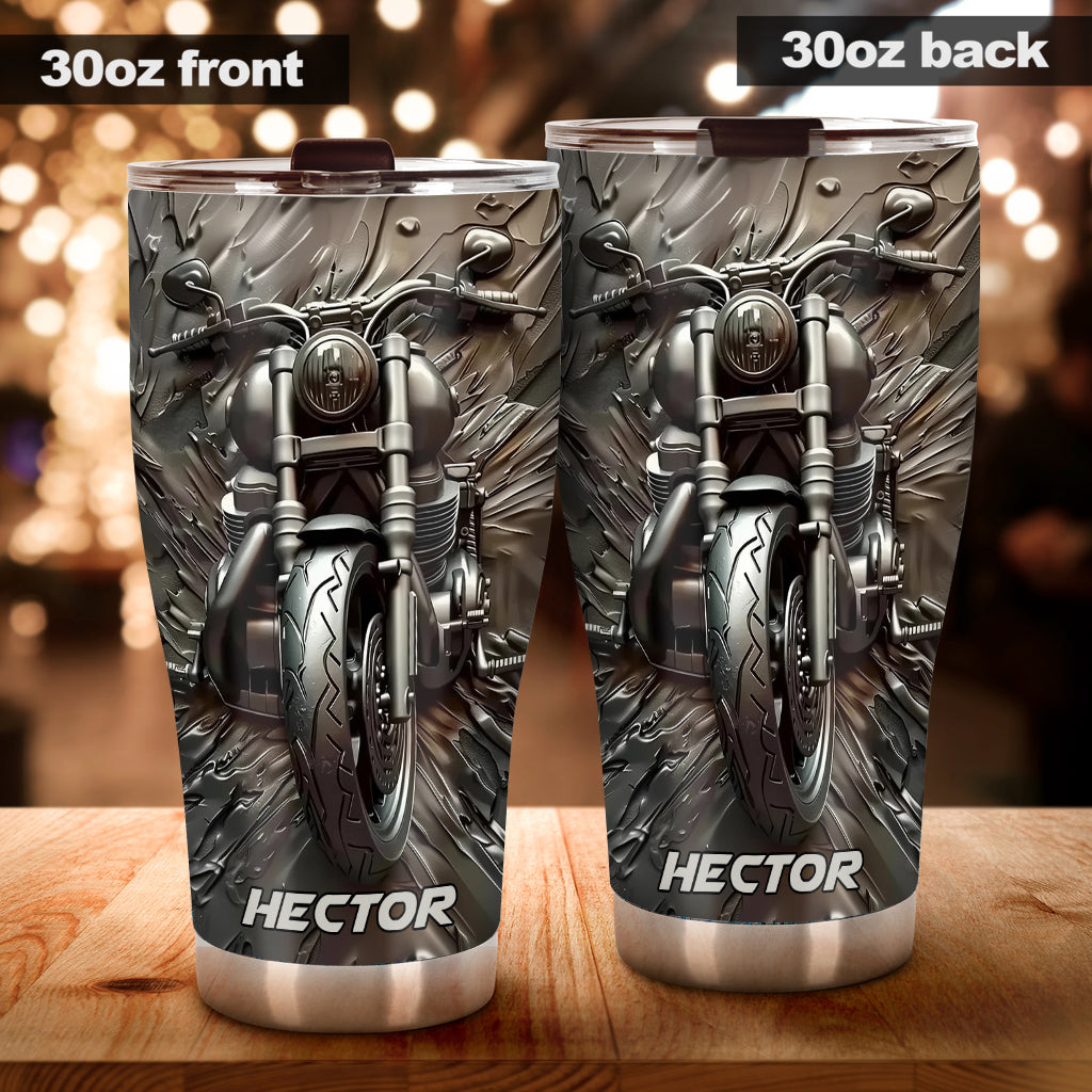 Vintage-Motorrad – personalisierter Biker-Becher