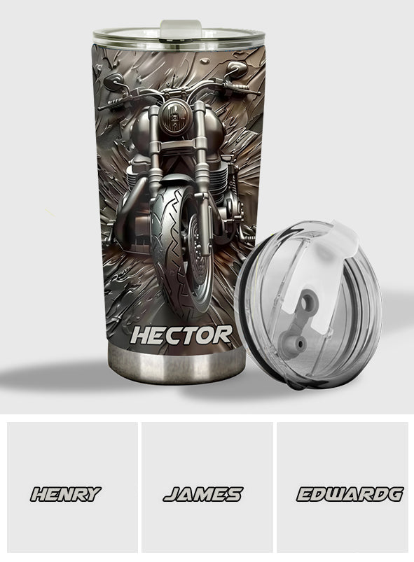 Vintage-Motorrad – personalisierter Biker-Becher