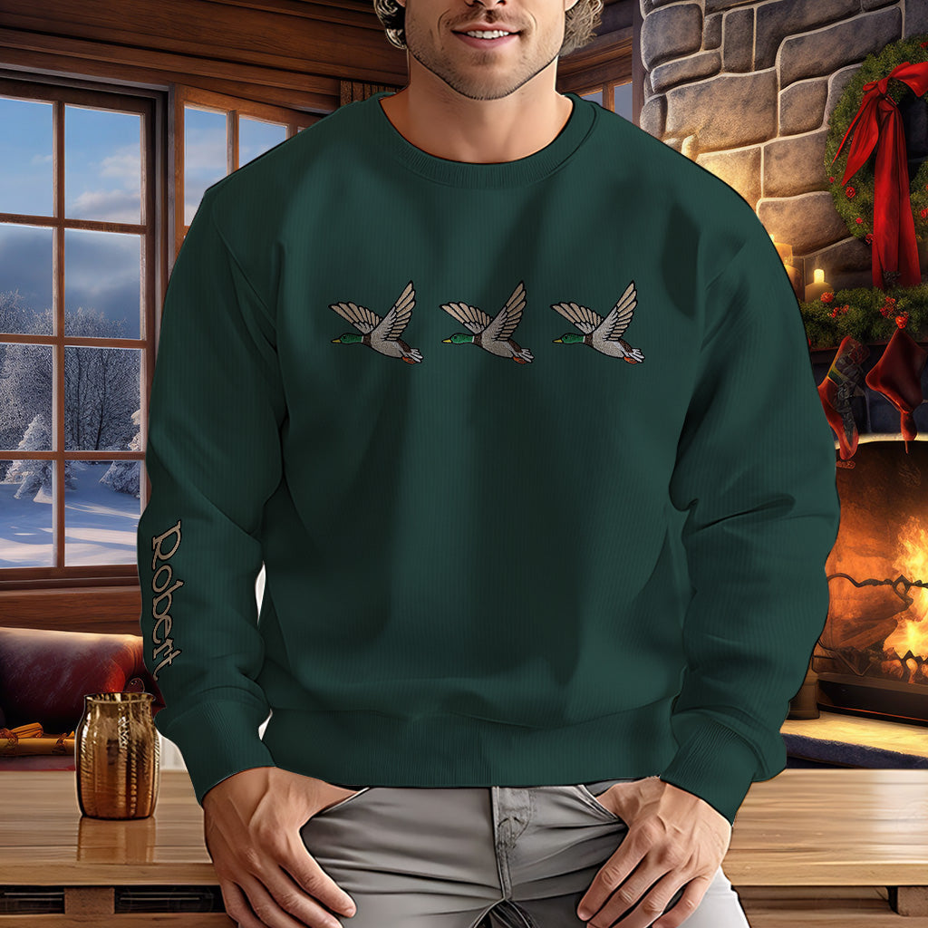 Duck Hunting - Personalized Hunting All Over Sweater