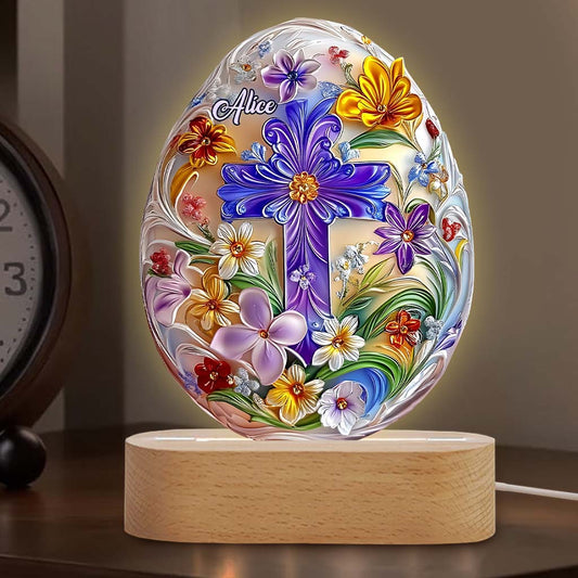 Ich glaube an dich – Personalisierte, christlich geformte Leuchttafel