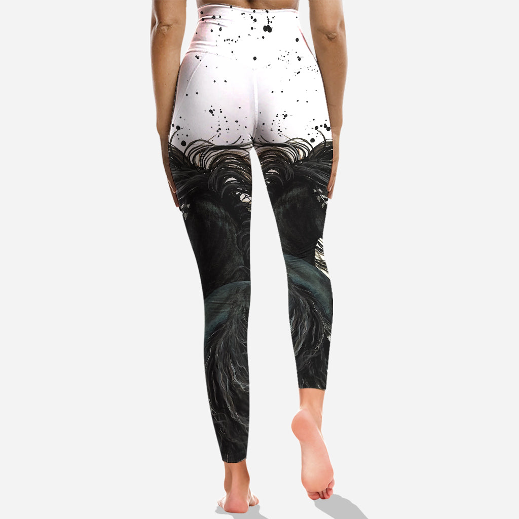 Pferdeliebe – Personalisierter Pferde-Hoodie und Leggings
