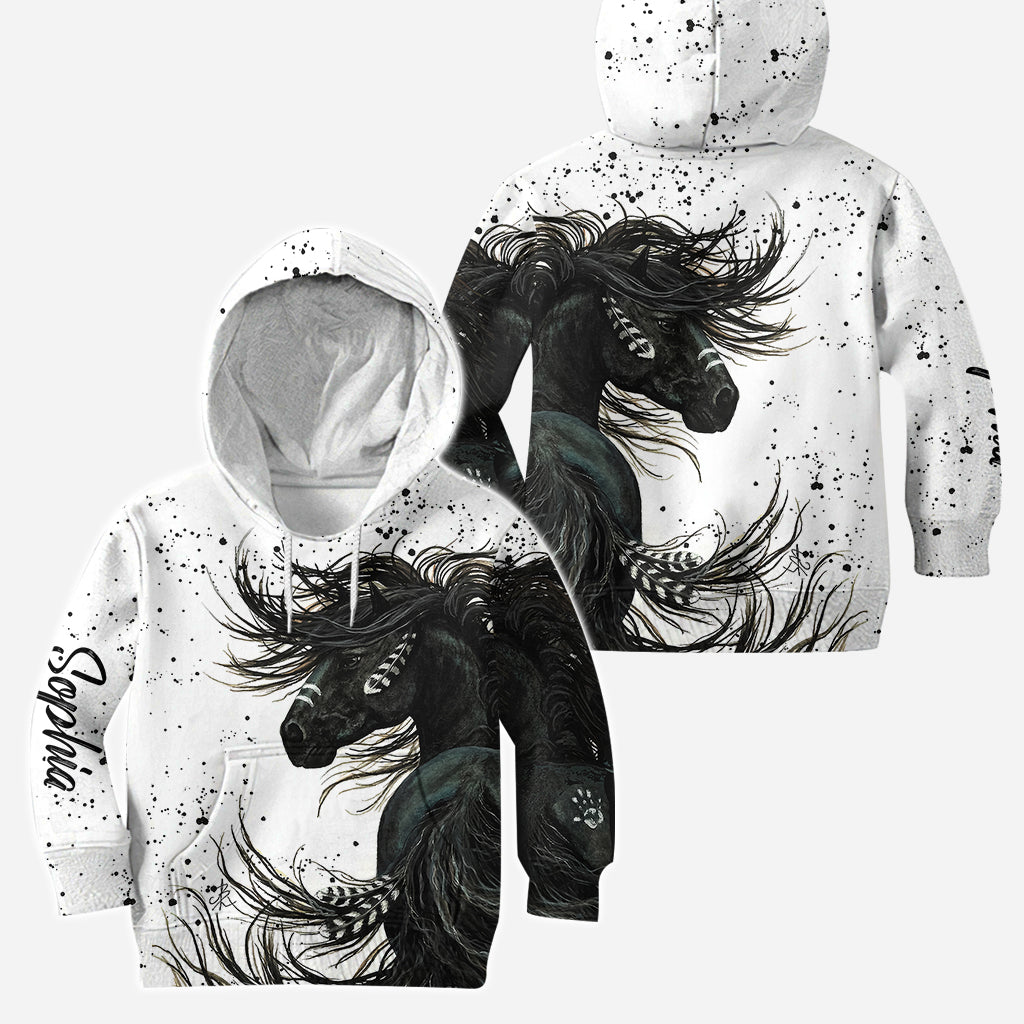 Pferdeliebe – Personalisierter Pferde-Hoodie und Leggings
