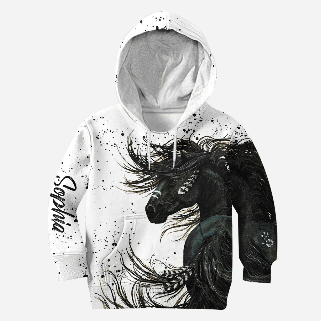 Pferdeliebe – Personalisierter Pferde-Hoodie und Leggings