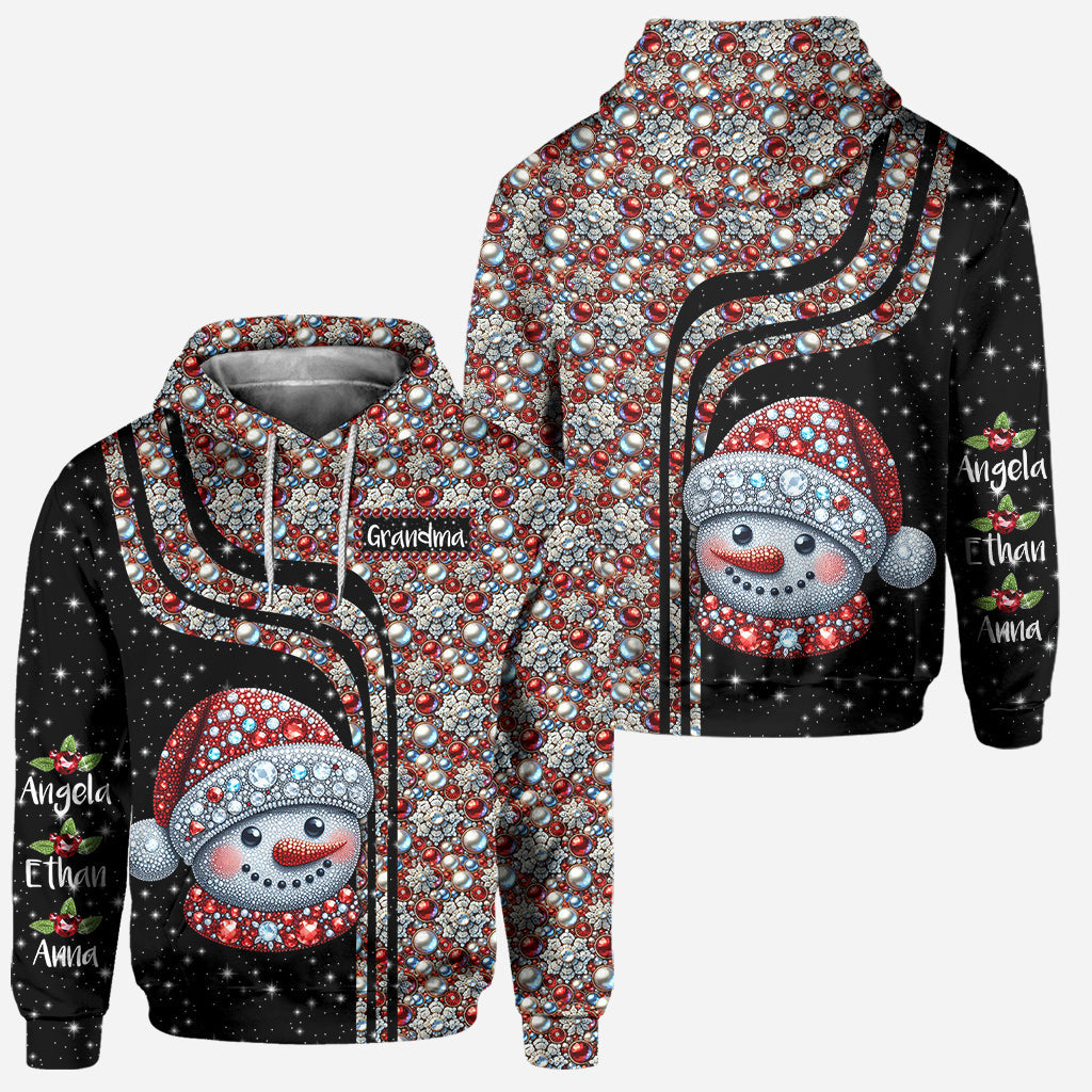 Oma-Schneemann – Personalisierter Oma-Hoodie und Leggings