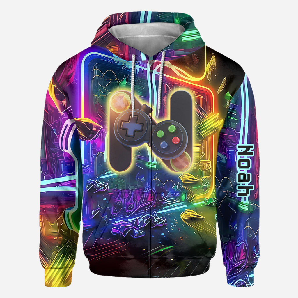 Gaming Alphabet - Personalized Kid All Over Shirt